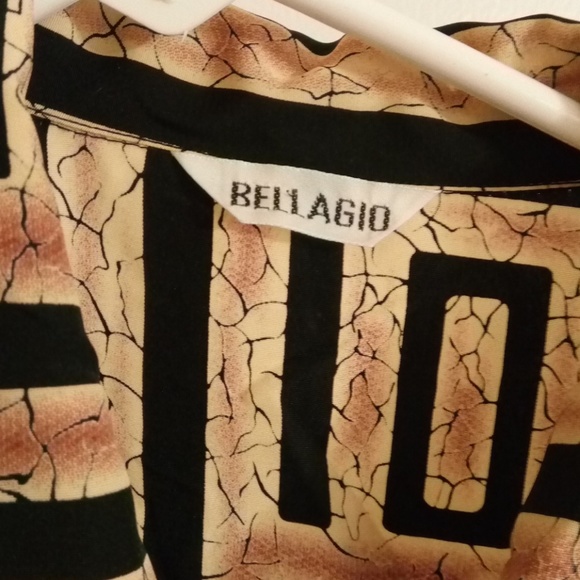 Bellagio collared top with silk overlay XL - Picture 3 of 4